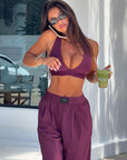 Stylish Backless Summer Outfit Set