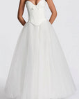 Summer Women's Strapless A-Line Dress