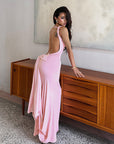 Elegant Backless Bowknot Dress