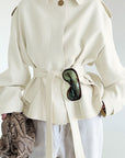 Autumn Winter New Lapel Long Sleeve Cardigan Coat