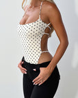 Sexy Backless Polka Dot Jumpsuit for Women