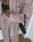 Fall Fashion Tie-Dye Print Two-Piece Set