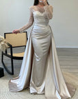 Elegant Long Sleeve Sequin Evening Dress for Women