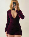 Sexy Long Sleeve Slim Jumpsuit for Women