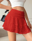 New Layered Lace Mini Skirt for Women