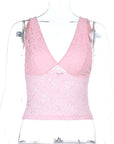 Summer Sexy Lace V-Neck Camisole Top