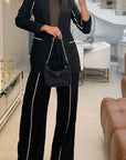 Elegant Women's Blazer and Trousers Set