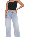 New Slim Fit Wide Leg Stretch Jeans for Women