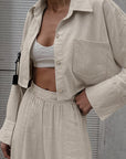 Casual Chic Linen Two-Piece Set