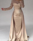 Elegant Long Sleeve Sequin Evening Dress for Women