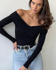 Summer Elegant Off-Shoulder Ruffled Jumpsuit
