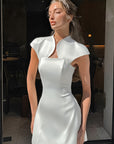 French Style Women's Two-Piece Set with Lace Skirt