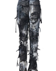 Trendy Tassel Tie Flared Casual Pants