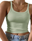 Summer Women's Crop Tank Top - Stylish and Trendy