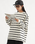 HeyHenry Vintage American Striped Long Sleeve T-Shirt