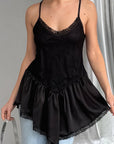 Summer Lace Splicing Slim Fit Cami Dress