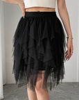 Princess Style Pleated Tulle Skirt