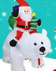 Inflatable Christmas Snowman Penguin LED Outdoor Decor