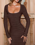 Spring Sexy Off-Shoulder Long Sleeve Dress