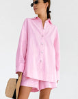 Casual Cotton Two-Piece Set for Women