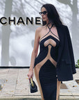 Elegant Halter Neck Bodycon Dress