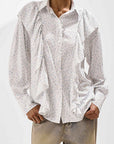 Loose Floral Print Shirt for Women
