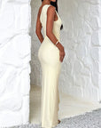 Summer Vacation Style Asymmetrical Dress