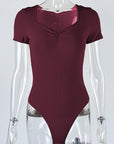 Summer Fashion Slim Fit V-Neck Jumpsuit