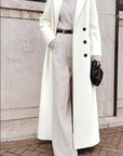 2026 Autumn Winter Women's Long Solid Color Coat