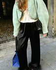 Autumn Winter Women's Casual Wide Leg Pants