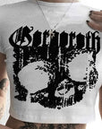 Trendy Short Sleeve Crop Top for Women