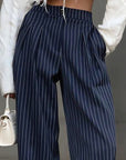 High Waist Straight Leg Wide Leg Pants for Women