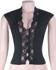 Stylish V-Neck Lace Top for Casual Wear
