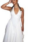 Chic Halter Neck Sleeveless Dress