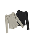 HeyHenry Vintage Slim Fit Long Sleeve T-Shirt