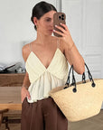 French Design Chic Summer Elegant Slim Fit Tank Top