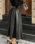 Fashionable A-Line Pleated Skirt for Women