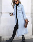 Casual Long Denim Coat for Women