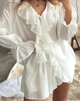 European Style Ruffled Casual Set
