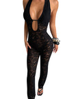 Sexy Lace Halter Jumpsuit for Summer