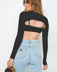 Chic Two-Piece Crop Top Set for Fall Fashion