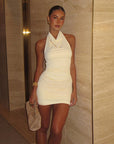 Elegant Simple Off-Shoulder Bodycon Dress
