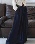 Fashionable Color Block Wide Leg Pants for Women