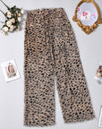 Trendy Women's Low Rise Leopard Print Pants