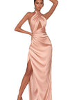 Cross Neck Sexy Hollow Out Maxi Dress