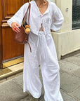 Casual Cotton Two-Piece Set for Women