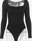 European and American Sexy Fleece Bodysuit
