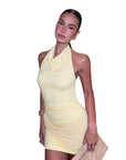 Elegant Simple Off-Shoulder Bodycon Dress
