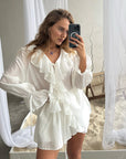 European Style Ruffled Casual Set