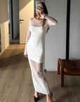 Elegant Sheer Mesh Dress for Women